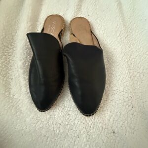 Viscata black slip on loafer style